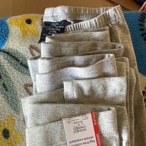 Little Girl Grey Multi Sized Leggings